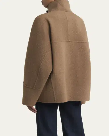 Loro Piana Camden Double-Breasted Cashmere Peacoat | Thumbnail 3