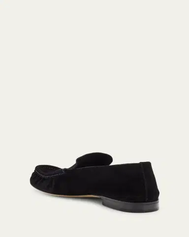 The Row Calf Suede Slip-On Loafers | Thumbnail 4 The Row Calf Suede Slip-On Loafers | Thumbnail 4