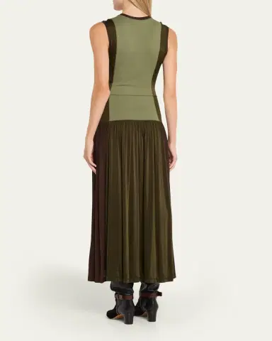 Ulla Johnson Amaliya Sleeveless Color Block Dress | Thumbnail 3 Ulla Johnson Amaliya Sleeveless Color Block Dress | Thumbnail 3