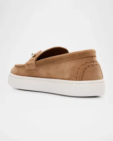 Christian Louboutin Boy 's Chambelikid Nubuck Leather Boat Shoes, Toddler/Kids | Thumbnail 2