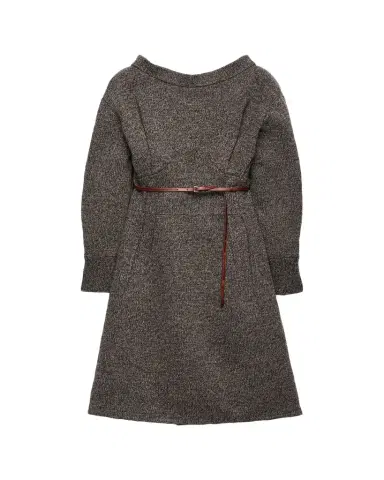 Prada Seamed High-Neck Wool Sweater Dress | Thumbnail 1 Prada Seamed High-Neck Wool Sweater Dress | Thumbnail 1