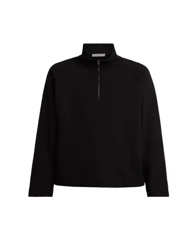 The Row Men's Gallagher Cotton and Cashmere Funnel-Neck Sweater