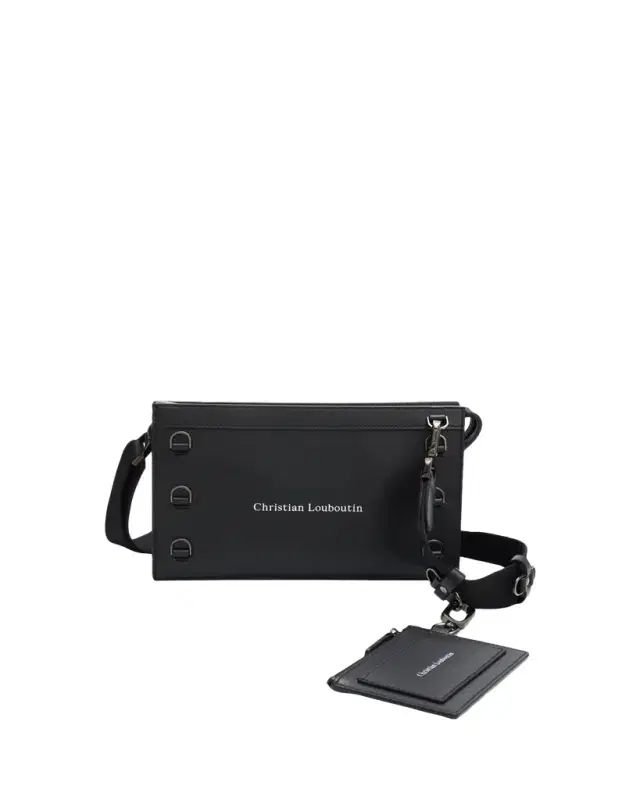 Christian Louboutin Men's Kosmica Mini Leather Crossbody Bag