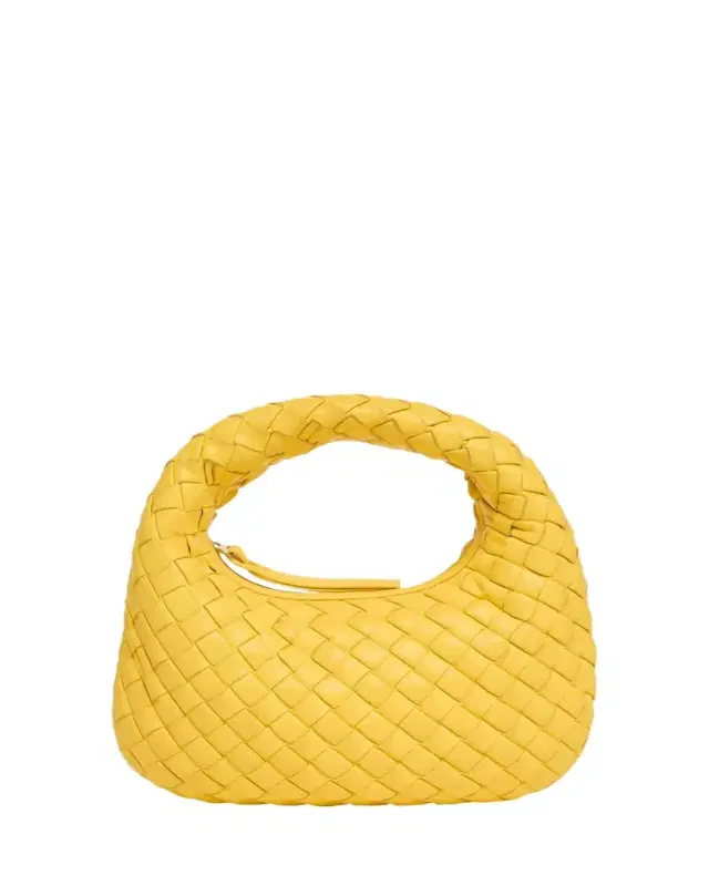 Bottega Veneta Baby Veneta Leather Top-Handle Bag