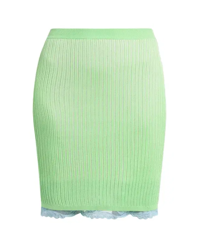 Versace Ribbed Lace Skirt