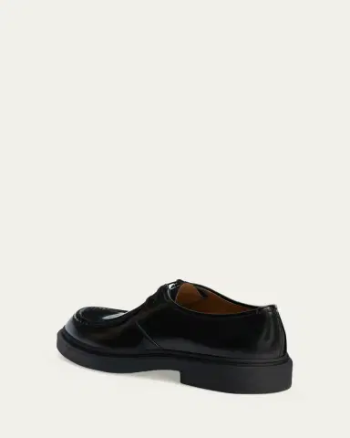 Jil Sander Men's Leather Moccasin Derby Shoes | Thumbnail 3
