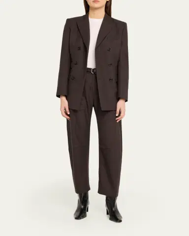 Nili Lotan Noah Virgin Wool Double-Breasted Jacket | Thumbnail 2 Nili Lotan Noah Virgin Wool Double-Breasted Jacket | Thumbnail 2