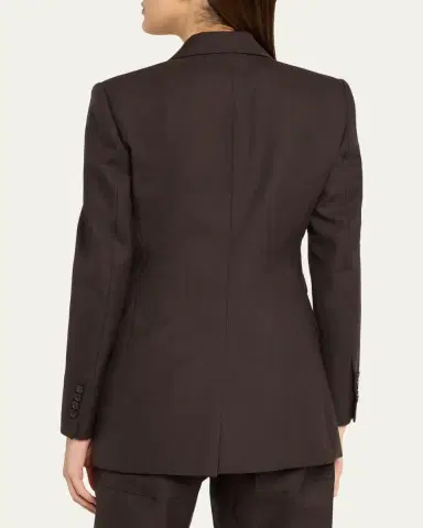 Nili Lotan Noah Virgin Wool Double-Breasted Jacket | Thumbnail 3 Nili Lotan Noah Virgin Wool Double-Breasted Jacket | Thumbnail 3