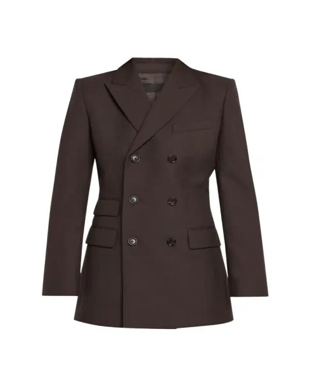 Nili Lotan Noah Virgin Wool Double-Breasted Jacket