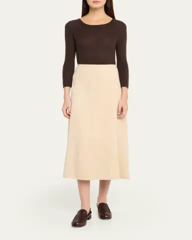Vince Paneled Suede Maxi Skirt | Thumbnail 2 Vince Paneled Suede Maxi Skirt | Thumbnail 2