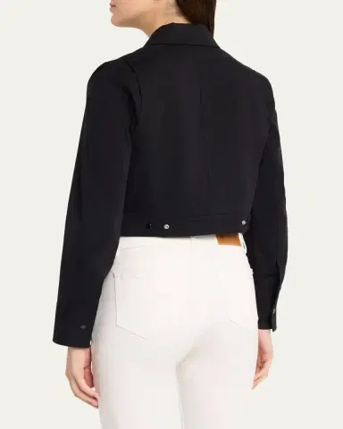 Vince Shrunken Stretch Cotton Jacket | Thumbnail 3 Vince Shrunken Stretch Cotton Jacket | Thumbnail 3