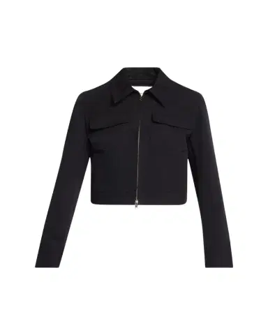 Vince Shrunken Stretch Cotton Jacket | Thumbnail 1 Vince Shrunken Stretch Cotton Jacket | Thumbnail 1