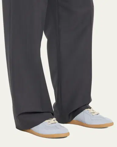 Maison Margiela Men's Replica Leather Low-Top Sneakers | Thumbnail 6 Maison Margiela Men's Replica Leather Low-Top Sneakers | Thumbnail 6