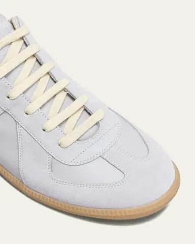 Maison Margiela Men's Replica Leather Low-Top Sneakers | Thumbnail 9 Maison Margiela Men's Replica Leather Low-Top Sneakers | Thumbnail 9