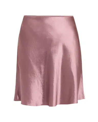 Vince Short Pull-On Satin Slip Skirt | Thumbnail 1