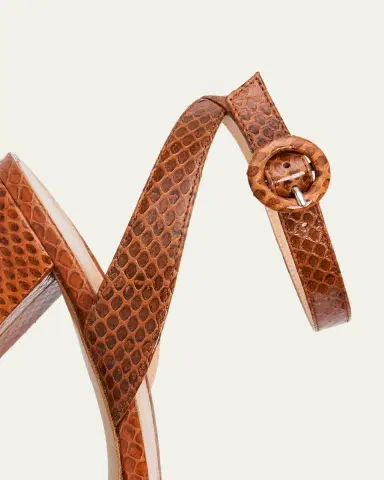 Gianvito Rossi 70mm Plexi Snake-Embossed Leather Platform Sandals | Thumbnail 4 Gianvito Rossi 70mm Plexi Snake-Embossed Leather Platform Sandals | Thumbnail 4