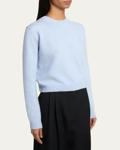 Jil Sander Wool-Cashmere Crewneck Sweater | Thumbnail 4 Jil Sander Wool-Cashmere Crewneck Sweater | Thumbnail 4