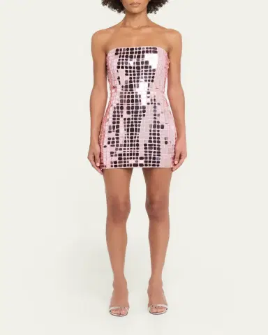 Retrofête Kaleido Strapless Mini Dress | Thumbnail 2