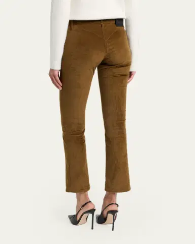 Tom Ford Velvet Slim-Leg Ankle Trousers | Thumbnail 3 Tom Ford Velvet Slim-Leg Ankle Trousers | Thumbnail 3