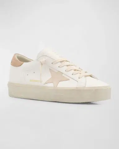Golden Goose Hi Star Leather Low-Top Sneakers | Thumbnail 3