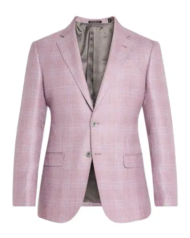 Emporio Armani Men's Textured Plaid Sport Coat | Thumbnail 1 Emporio Armani Men's Textured Plaid Sport Coat | Thumbnail 1