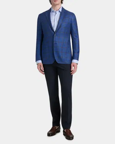 Sartorio Men's Plaid Wool Single-Breasted Sport Coat | Thumbnail 2 Sartorio Men's Plaid Wool Single-Breasted Sport Coat | Thumbnail 2
