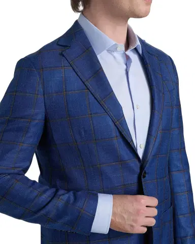 Sartorio Men's Plaid Wool Single-Breasted Sport Coat | Thumbnail 5 Sartorio Men's Plaid Wool Single-Breasted Sport Coat | Thumbnail 5