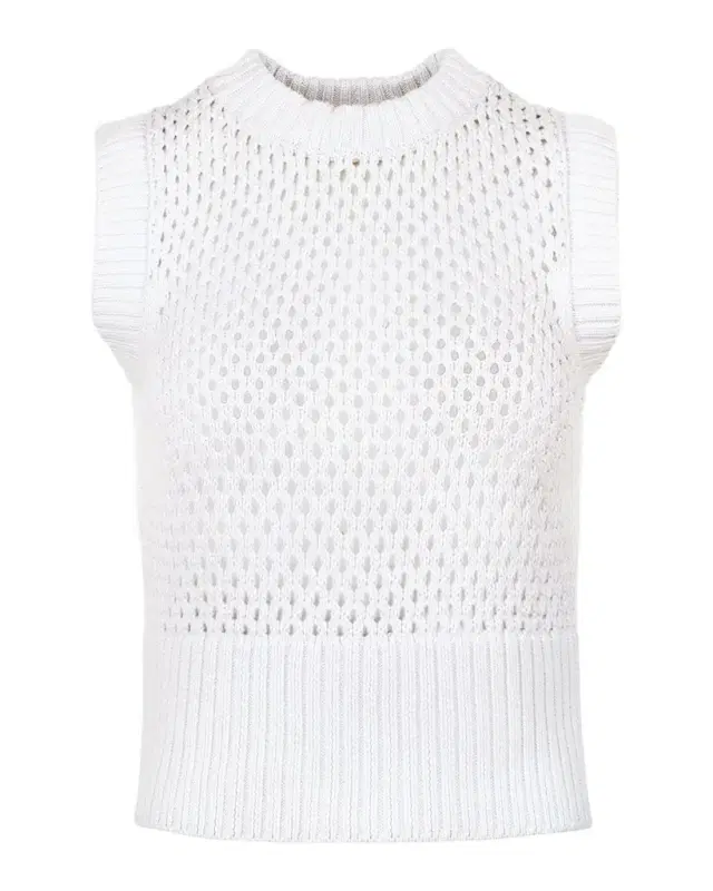 Smythe Mesh Knit Sweater Vest