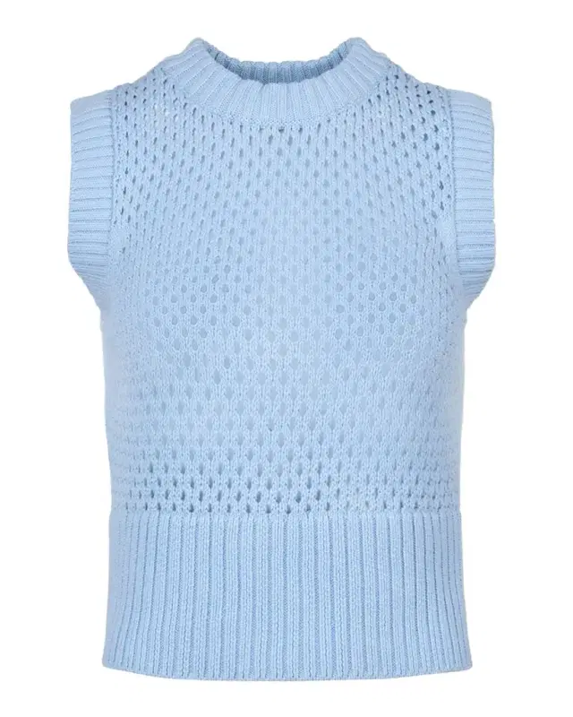 Smythe Mesh Knit Sweater Vest