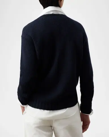 Ralph Lauren Collection Flag Cashmere Crewneck Sweater | Thumbnail 2