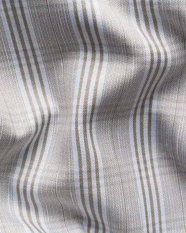 Eton Men's Elevated Cotton Linen Contemporary-Fit Dress Shirt | Thumbnail 7