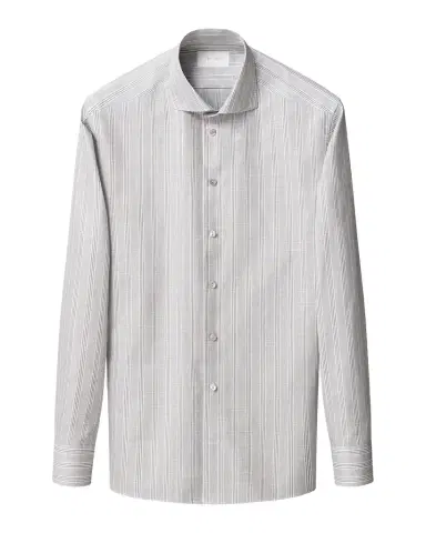 Eton Men's Elevated Cotton Linen Contemporary-Fit Dress Shirt | Thumbnail 1