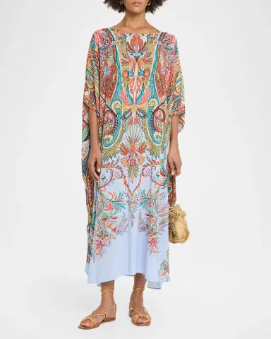 Etro Paisley Maxi Tunic Coverup | Thumbnail 2 Etro Paisley Maxi Tunic Coverup | Thumbnail 2