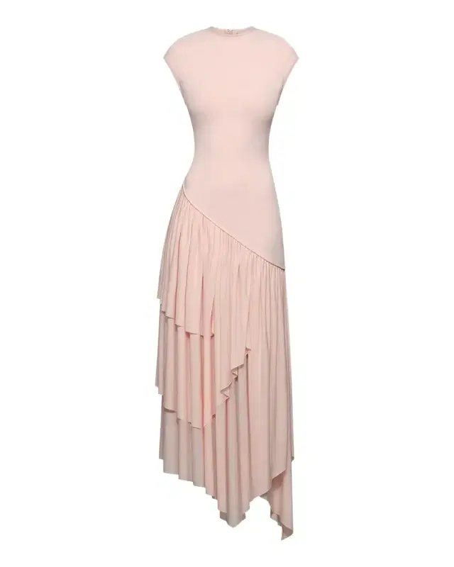 Et Ochs Elowen Draped Knit Combo Maxi Dress