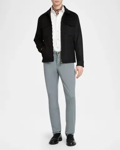 Sartorio Men's Cotton Stretch Slim Five-Pocket Pants | Thumbnail 2 Sartorio Men's Cotton Stretch Slim Five-Pocket Pants | Thumbnail 2
