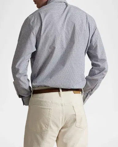 Polo Ralph Lauren Men's Classic-Fit Grid Check Poplin Sport Shirt | Thumbnail 3 Polo Ralph Lauren Men's Classic-Fit Grid Check Poplin Sport Shirt | Thumbnail 3