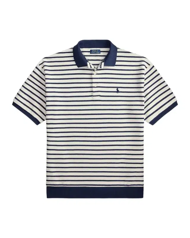 Polo Ralph Lauren Men 's Relaxed Fit Stripe Textured Polo Shirt