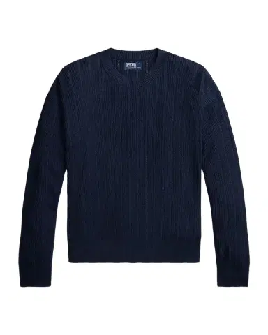 Polo Ralph Lauren Men's Relaxed Fit Textured Linen Sweater | Thumbnail 1 Polo Ralph Lauren Men's Relaxed Fit Textured Linen Sweater | Thumbnail 1