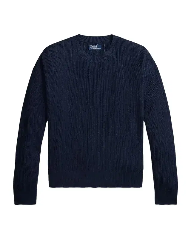 Polo Ralph Lauren Men 's Relaxed Fit Textured Linen Sweater