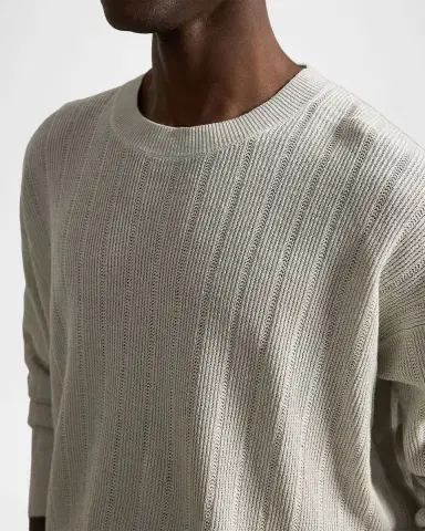 Polo Ralph Lauren Men's Relaxed Fit Textured Linen Crewneck Sweater | Thumbnail 5