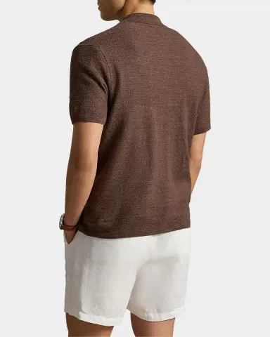 Polo Ralph Lauren Men's Cotton-Linen Short-Sleeve Cardigan | Thumbnail 3