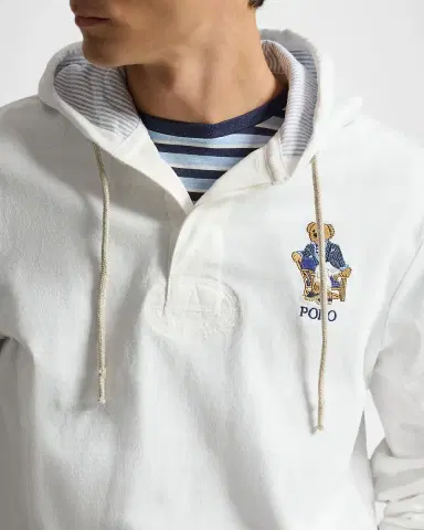 Polo Ralph Lauren Men's Polo Bear Rugby Hoodie | Thumbnail 5 Polo Ralph Lauren Men's Polo Bear Rugby Hoodie | Thumbnail 5
