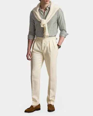 Polo Ralph Lauren Men's Striped Oxford Sport Shirt | Thumbnail 2 Polo Ralph Lauren Men's Striped Oxford Sport Shirt | Thumbnail 2