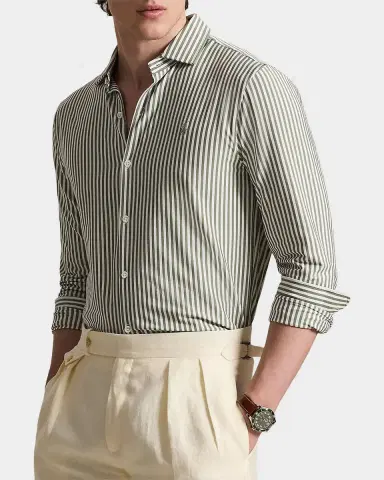 Polo Ralph Lauren Men's Striped Oxford Sport Shirt | Thumbnail 4 Polo Ralph Lauren Men's Striped Oxford Sport Shirt | Thumbnail 4