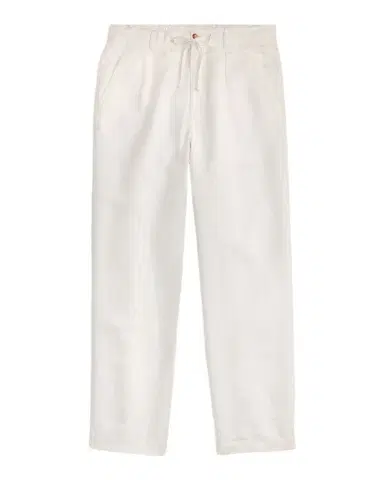 Ralph Lauren Purple Label Men's Relaxed Fit Pleated Linen Drawstring Pants | Thumbnail 1 Ralph Lauren Purple Label Men's Relaxed Fit Pleated Linen Drawstring Pants | Thumbnail 1