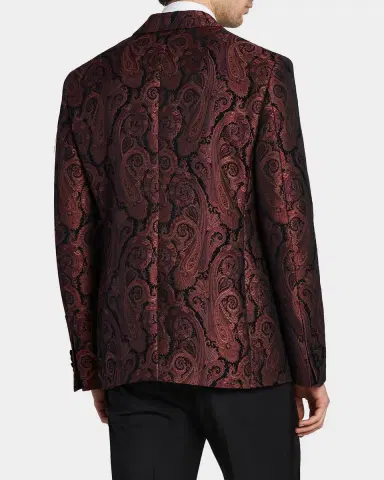 Etro Men's Milano Paisley Brocade Dinner Jacket | Thumbnail 3 Etro Men's Milano Paisley Brocade Dinner Jacket | Thumbnail 3