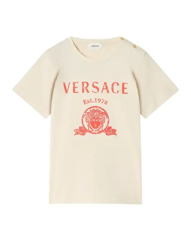 Versace Girl 's Logo Printed Jersey T-Shirt, Size 12M-3