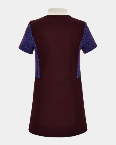 Versace Girl's Milano Jersey Jacquard Polo Dress | Thumbnail 2 Versace Girl's Milano Jersey Jacquard Polo Dress | Thumbnail 2