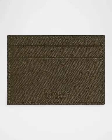 Montblanc Men 's Sartorial Leather Card Holder | Thumbnail 3