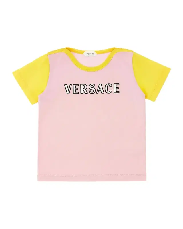 Versace Girl 's Logo-Print Cotton Jersey T-Shirt, Size 12M-3